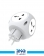 Green Lion Multi Port GNMPTLAD4WWH Travel Adapter 1